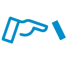 Reliable sea transport represented by a handshake